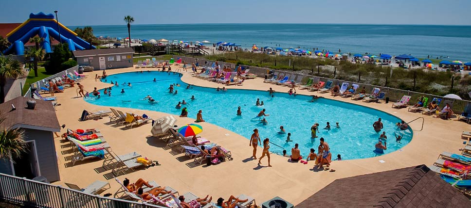 Oceanfront Gated Family Friendly Resort Rentals - Myrtle Beach Resort